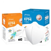 쓰리큐 KF94 플러스 방역마스크 3D 부리형 (개별포장X20매) 4중구조 듀얼MB필터) 소형/대형, (20매1박스/개별포장) 대형