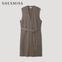 SHESMISS_02 [쉬즈미스] 벨티드 골지 니트 베스트_SSKVTL41040_ME