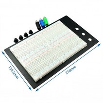 SYB 120 400 500 830 840 1660 MB102 GL-12 포인트 Solderless PCB Breadboard 미니 소형 범용 테스트 Protoboard DIY 빵, [10] 1660