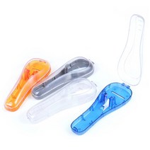 여행용 면도기 케이스 질레트 휴대용 홀더 면도날보관, 블루 UK00305