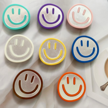 예세서리 웃어봐요 스마일 그립 스마트톡, 퍼플, 1개