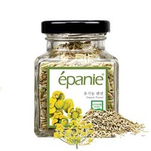 MDF2983 유기농 휀넬 대 115g (유리병) 펜넬 허브잎차 허브티 휀넬차/휀넬티/펜넬차/펜넬티, 1개