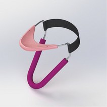 거북목교정기 목견인치료기 목견인기 넥서포터 목보호대경량 자궁 경부 칼라 장치 스트레스 자세 교정기 교정기 자궁 경부 칼라 척추 지원 벨트, 핑크 업그레이드, XL