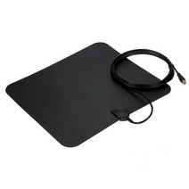 제이즈 전문 디지털 TV 실내 안테나 공중 80 마일 범위 1080P 증폭 된 부스터 HDTV UHF VHF FM 블랙 앰프 F 남성