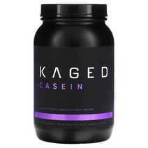 Kaged 웨잇트 근육 건강 관리 카세인 프로틴 Casein Protein 초콜릿 땅콩 버터 907g 1팩