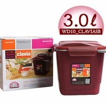 제이엠컴-클라비아 음식물 수거통 3L 5535 음식물수거통 간편음식물수거통 다용도물빠짐통 음식물쓰레기통 음식물처리-JS, 본상품