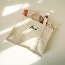노트북가방 화구 아트백 미술도구 오일파스텔 정리 가방 토트 A3 에코백 eco bag, 살먼브릭, natural ivory
