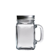 다용도 손잡이 유리병 400ml, 골드