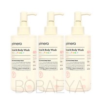 프리메라 베이비 페이셜&바디 워시 250ml, 3개