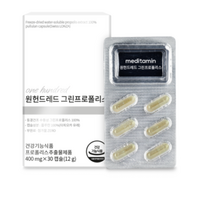 메디타민 원헌드레드 프로폴리스 12g, 30캡슐, 3개