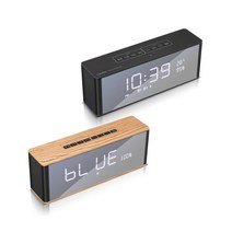 캔스톤 다용도 블루투스 스피커 라디오 탁상시계 LX-C4 시그니처, 캔스톤 LX-C4 우드