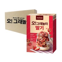 (박스)오리온 오 그래놀라 딸기300g 6입 대용량과자, 300g