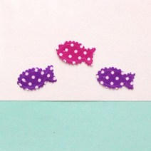 도토리디자인 도트물고기30p 조각상 오브제, 단품