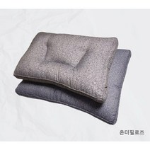 어깨편한 높이선택 일자목 거북목 경추 베개 마이크로화이바 통증 땡김 뻐근 두통, 입체경추베개(50x70cm/그레이)