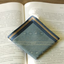 라이팡팡 크리에이티브 회사 로고 자수 맞춤 이름 고풍 순면 손수건 옴므 올인원