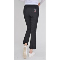 YS-32 뒷 주름 9부 봄 팬츠 여성스러운 디자인 여성 골프 웨어 빅사이즈 부츠컷 여름