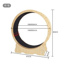 무소음 고양이 캣힐 고양이를 위한 대화 형 러닝 휠 장난감 큰 개 머신 체육관 애완 동물 훈련 터널 아마, 2M