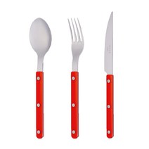 SABRE 사브르 비스트로 커트러리 1인 디너세트 3P, 오렌지, 스푼, 포크, 나이프