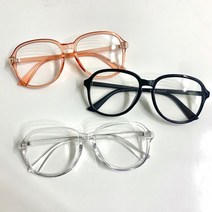 미주알고주알 내츄럴 뿔테 투명 안경 선글라스 안경테 3 color