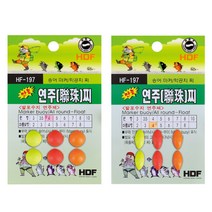 해동 만능 연주찌 원형 HF-197 발포수지찌 마커용 송어 학꽁치, 3.5호