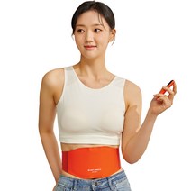 핫서클 온열 찜질 EMS 저주파 복부 허리 마사지기 슬림벨트, SPC-EMS-M23