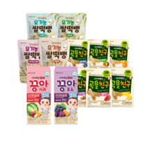 아이배냇곡물친구 곡물바 롱떡뻥 티딩러스크 끙아젤리 6 10개월 돌 두돌아기 간식 과자, 유기농 쌀떡뻥, 백미