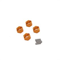 저렴한 7mm 휠 육각 어댑터 RC 자동차 부품 FMS FCX24 1/24 RC 크롤러 자동차 수리용 육각 허브 어댑터 DI, 04 Gold