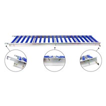 일반형 롤러 컨베이어 사다리 컨베이어 DRL-4025(100) 물류센터 창고 입출고 상하자 작업