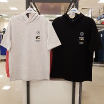 [에꼴리에] **50% 세일** 21년 여름신상품 선판매! *2가지 색상* *한사이즈 크게 주문요망* 품질좋은 주니어 남여공용 심플 단정한 스타일의 시원한 5부 쿨분또 후드티셔츠