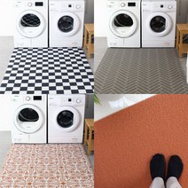 패턴 코일 현관매트 베란다 발코니 현관용 매트 업소용 바닥 아파트입구 롤 DIY 그래서만든매트 120x100, 120x100-36.블랙줄눈-화이트 헤링본