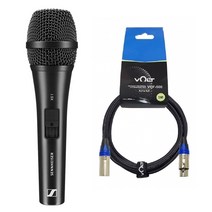 젠하이저 XS1+5M케이블 유선마이크 다이나믹 보컬 가수용 라이브용 XS1 행사장 공연장