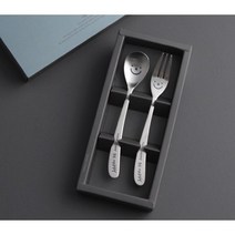 인스푼 티스푼포크 돌답례품 티스푼세트, 윙크 2P (포크1+티스푼1), 인쇄 / 포장안함