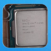 컴퓨터조립 i7 4790k 프로세서 코어 i7-4790K LGA1150 4 세대 데스크탑 쿼드 8 스레드 CPU, 한개옵션0