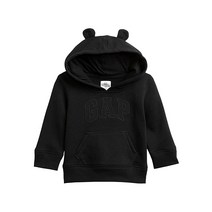 GAP 유아용 로고 풀오버 후드티 트루 블랙 V2 2 12-18개월 US