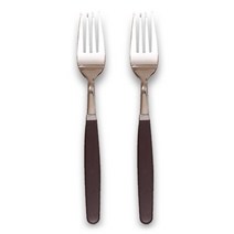 마호커트러리 성인용 포크, 브라운, 2개