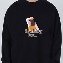 키밍 Looking for 티셔츠 여자 여성 우정룩 맨투맨