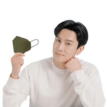 김동완 아임리얼 언택트 마스크 3D(대형) 33매입, 33매, 올리브카키 - 대형