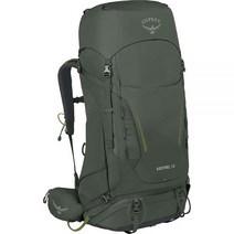 오스프리 남성용 케스트럴 58팩 백패킹 하이킹 등산 백팩 배낭 가방, Small / Medium, Bonsai Green