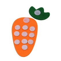 몬테소리 교육용 DIY 직조 천 장난감 신제품 조기 교육 완구 수학 보조, [10] radish