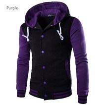 야구 점퍼 남성 후드 재킷 소년 야구 후드 코트 패션 streetwear 슬림 대학 대표팀 브랜드 세련된 veste homme 봄 가을