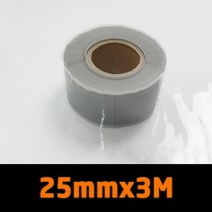 실리콘테이프 내열 난연 전기절연 긴급복구용 25mmx3M, 3.연회색_25mmx3M