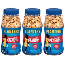 플랜터스 드라이 로스티드 피넛, 453g, 3개