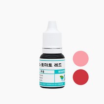 캔들씨 고농축 액상 캔들 컬러 퓨저 색소 지용성 액체 염료 (23종류)10ml, 20.토마토레드