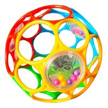 DXAD 소프트 로운 볼 장난감 핸드 벨 래틀 장난감 개발 터치 물린 잡기 손 Oball, 12 cm