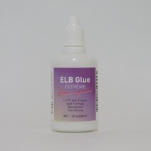 ELB GLUE 엠라인 접착제 엠라인 헤어가발 접착제 글루 화이트 클리어 대용량 38ml, 상세페이지 참조