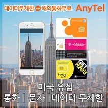 [미국] at&t, 미국 34일_4G LTE무제한+현지통화무제한, 1개