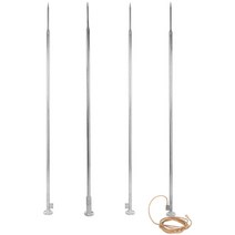 피뢰침 접지동판 동피뢰침 접지봉 동봉 낙뢰 전규격, 50cm 모니터링 극 피뢰침