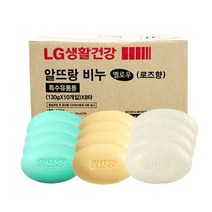 알뜨랑 업소용 화이트/그린 세안용 비누 130g x 80개