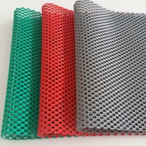 주방 미끄럼방지 매트 플라스틱 욕실 화장실 1.2x5m, 0.9mx5m(5.5mm) 체인-그린