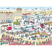 아트박스/퍼즐사랑 300피스 직소퍼즐 - 월리를 찾아라 에어포트, 단품, 옵션선택:본품